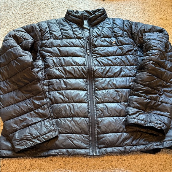 Nautica Black Quilted Jacket - Picture 1 of 3